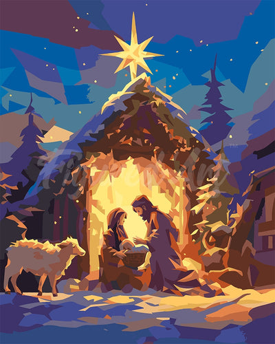 Dipingere con i numeri - Silent Night Figured'Art