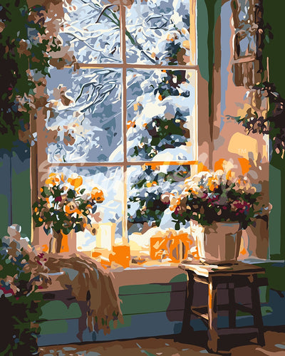 Dipingere con i numeri - Inverno Romantico Figured'Art