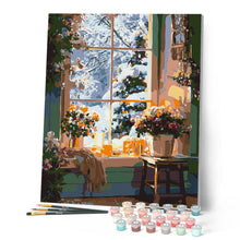 Carica l'immagine nel visualizzatore di Gallery, Dipingere con i numeri - Inverno Romantico Figured'Art