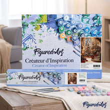 Carica l'immagine nel visualizzatore di Gallery, Dipingere con i numeri - Salone addobbato a Natale