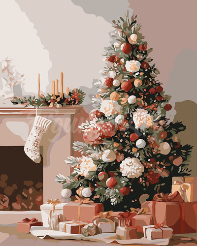 Dipingere con i numeri - Decorazioni Festive Eleganti Figured'Art