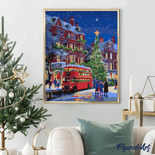 Carica l&#39;immagine nel visualizzatore di Gallery, Dipingere con i numeri - Natale per le strade di Londra