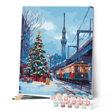 Carica l'immagine nel visualizzatore di Gallery, Dipingere con i numeri - Natale a Tokyo Figured'Art