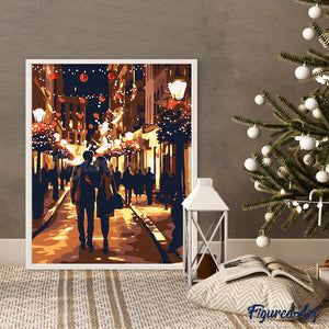 Dipingere con i numeri - Notte di Natale Romantica