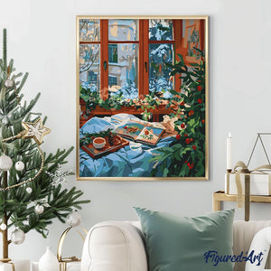 Dipingere con i numeri - Inverno Accogliente a Letto