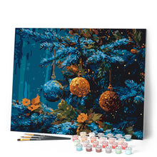 Carica l'immagine nel visualizzatore di Gallery, Dipingere con i numeri - Abete Blu e Palline Figured'Art