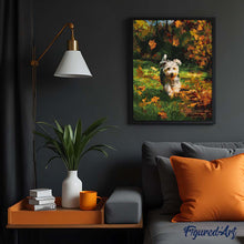 Carica l&#39;immagine nel visualizzatore di Gallery, Dipingere con i numeri - Cucciolo gioioso in autunno