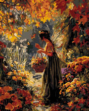 Carica l'immagine nel visualizzatore di Gallery, Dipingere con i numeri - Fata del giardino autunnale