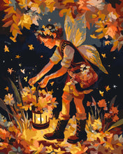 Carica l&#39;immagine nel visualizzatore di Gallery, Dipingere con i numeri - Fata autunnale carina Figured&#39;Art