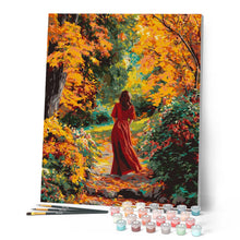 Carica l'immagine nel visualizzatore di Gallery, Dipingere con i numeri - Dama in rosso Figured'Art