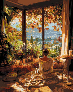 Dipingere con i numeri - Mattina autunnale accogliente Figured'Art