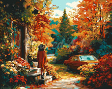 Carica l&#39;immagine nel visualizzatore di Gallery, Dipingere con i numeri - Viaggi in autunno Figured&#39;Art