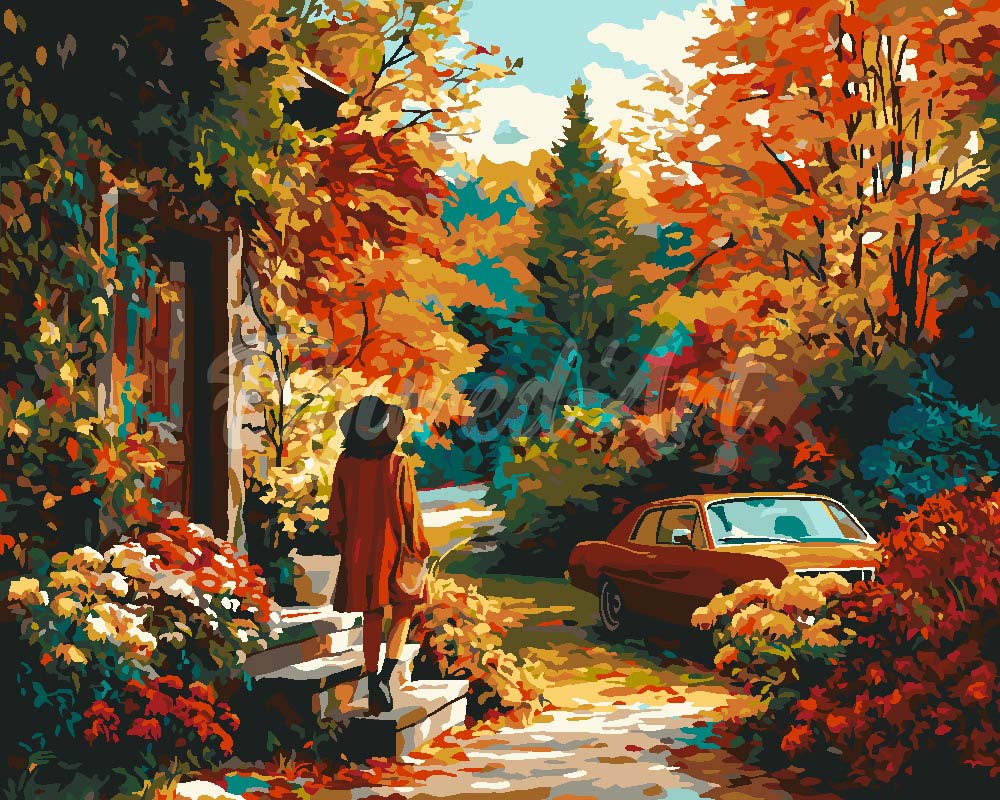 Dipingere con i numeri - Viaggi in autunno Figured'Art