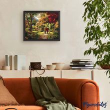Carica l&#39;immagine nel visualizzatore di Gallery, Dipingere con i numeri - Amore eterno in autunno