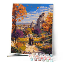 Carica l'immagine nel visualizzatore di Gallery, Dipingere con i numeri - Autunno romantico in Cappadocia Figured'Art