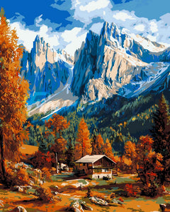 Dipingere con i numeri - Autunno nelle Dolomiti Figured'Art