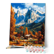 Carica l'immagine nel visualizzatore di Gallery, Dipingere con i numeri - Autunno nelle Dolomiti Figured'Art