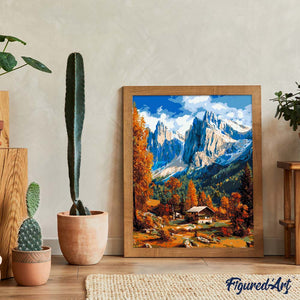 Dipingere con i numeri - Autunno nelle Dolomiti