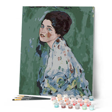 Carica l'immagine nel visualizzatore di Gallery, Dipingere con i numeri - Ritratto di signora - Klimt