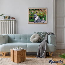 Carica l'immagine nel visualizzatore di Gallery, Dipingere con i numeri - Camille Monet e un bambino nel giardino dell’artista ad Argenteuil - Monet