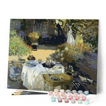 Carica l'immagine nel visualizzatore di Gallery, Dipingere con i numeri - Colazione in giardino - Monet