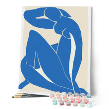 Carica l'immagine nel visualizzatore di Gallery, Dipingere con i numeri - Nudo blu II - Matisse