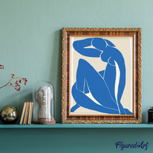 Carica l'immagine nel visualizzatore di Gallery, Dipingere con i numeri - Nudo blu II - Matisse