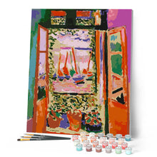 Carica l'immagine nel visualizzatore di Gallery, Dipingere con i numeri - Finestra aperta - Matisse