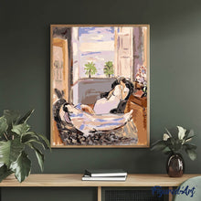 Carica l'immagine nel visualizzatore di Gallery, Dipingere con i numeri - Interno con due figure, finestra aperta - Matisse