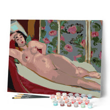 Carica l'immagine nel visualizzatore di Gallery, Dipingere con i numeri - Nudo sulla chaise longue - Matisse