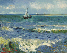 Carica l'immagine nel visualizzatore di Gallery, Dipingere con i numeri - Il Mare a Les Saintes Maries - Van Gogh Figured'Art