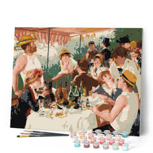 Carica l'immagine nel visualizzatore di Gallery, Dipingere con i numeri - La colazione dei canottieri - Renoir