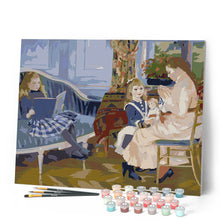 Carica l'immagine nel visualizzatore di Gallery, Dipingere con i numeri - Il pomeriggio dei bambini Bérard a Wargemont - Renoir