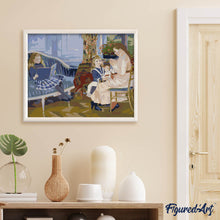 Carica l'immagine nel visualizzatore di Gallery, Dipingere con i numeri - Il pomeriggio dei bambini Bérard a Wargemont - Renoir