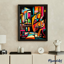 Carica l'immagine nel visualizzatore di Gallery, Dipingere con i numeri - Caffè Astratto Colorato