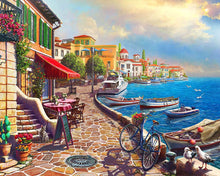 Carica l'immagine nel visualizzatore di Gallery, Dipingere con i numeri - Passeggiata mattutina mediterranea Figured'Art