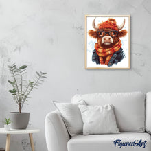 Carica l'immagine nel visualizzatore di Gallery, Dipingere con i numeri - Highland Cow Cozy Vibes