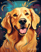 Carica l'immagine nel visualizzatore di Gallery, Dipingere con i numeri - Golden Retriever al sole Figured'Art
