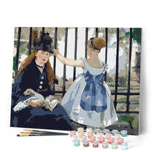Carica l'immagine nel visualizzatore di Gallery, Dipingere con i numeri - La ferrovia - Manet