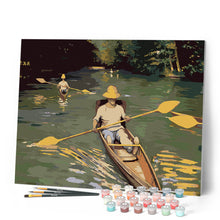 Carica l'immagine nel visualizzatore di Gallery, Dipingere con i numeri - Le canoe - Caillebotte