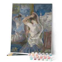 Carica l'immagine nel visualizzatore di Gallery, Dipingere con i numeri - Davanti allo specchio, 1890 - Morisot