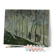Carica l'immagine nel visualizzatore di Gallery, Dipingere con i numeri - Route, effet de neige (1879) - Pissarro