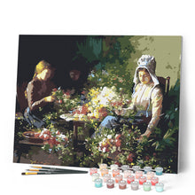 Carica l'immagine nel visualizzatore di Gallery, Dipingere con i numeri - Flower Sellers - Abbott Fuller Graves