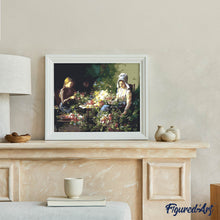 Carica l'immagine nel visualizzatore di Gallery, Dipingere con i numeri - Flower Sellers - Abbott Fuller Graves
