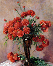 Carica l'immagine nel visualizzatore di Gallery, Dipingere con i numeri - Carnations in a silver vase - Abbott Fuller Graves Figured'Art
