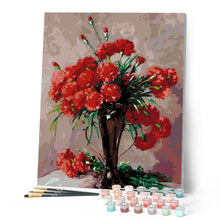 Carica l'immagine nel visualizzatore di Gallery, Dipingere con i numeri - Carnations in a silver vase - Abbott Fuller Graves