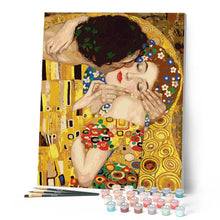 Carica l'immagine nel visualizzatore di Gallery, Dipingere con i numeri - Il Bacio - Reinterpretato
