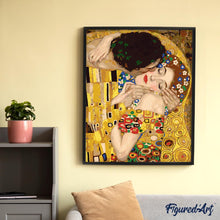 Carica l'immagine nel visualizzatore di Gallery, Dipingere con i numeri - Il Bacio - Reinterpretato