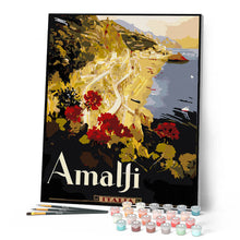 Carica l'immagine nel visualizzatore di Gallery, Dipingere con i numeri - Sogno di Amalfi