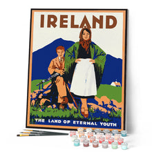 Carica l'immagine nel visualizzatore di Gallery, Dipingere con i numeri - Irlanda eterna